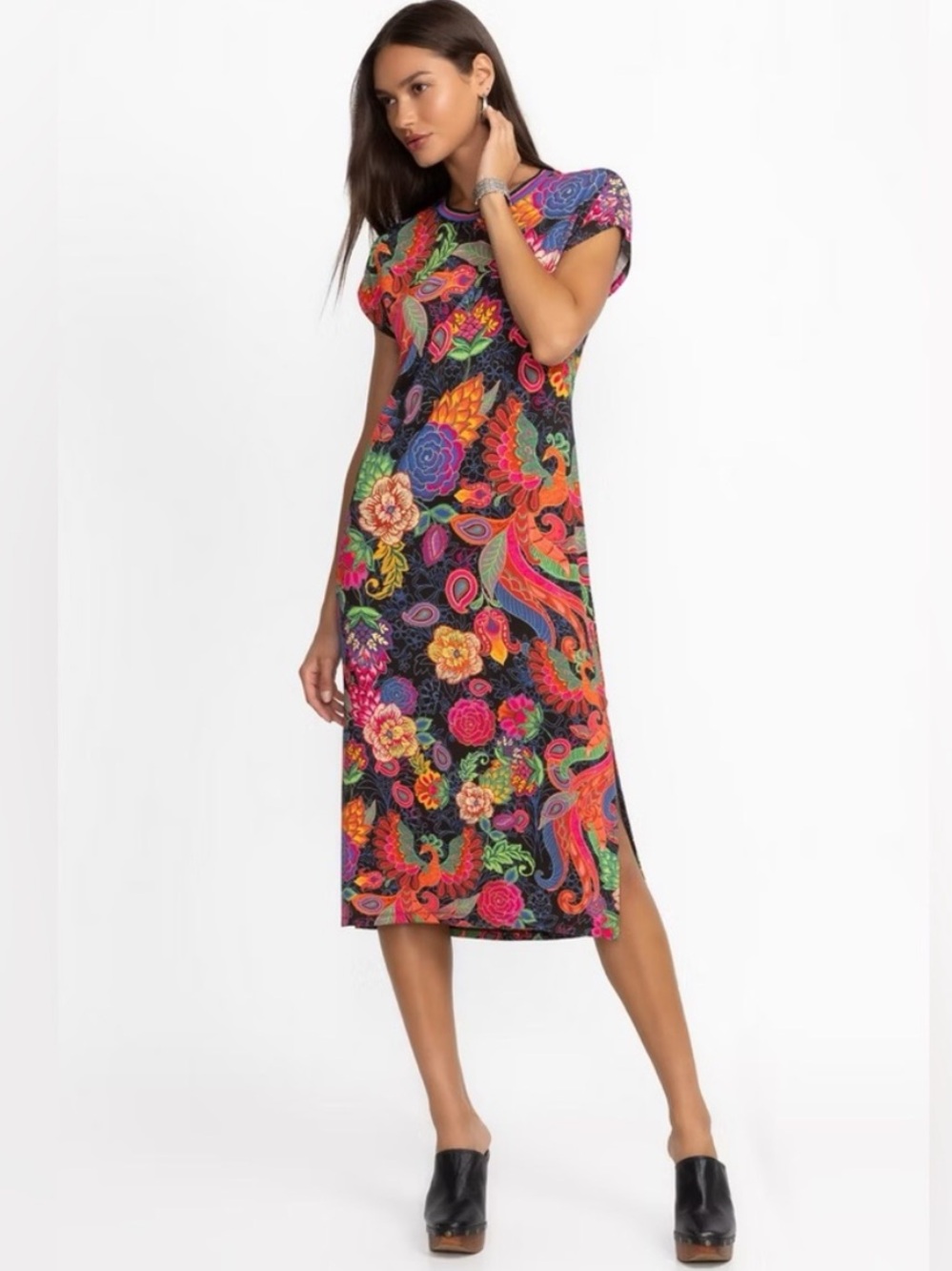 Johnny Was The Janie Favorite Relaxed Knit Dress Medium